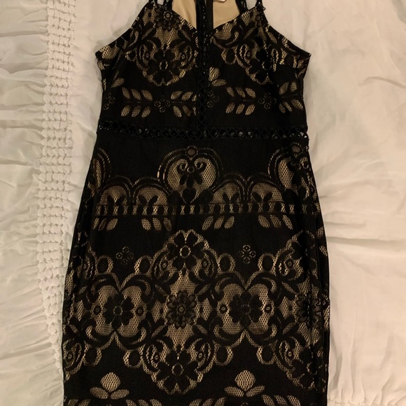 Black lace cocktail dress - Picture 1 of 4